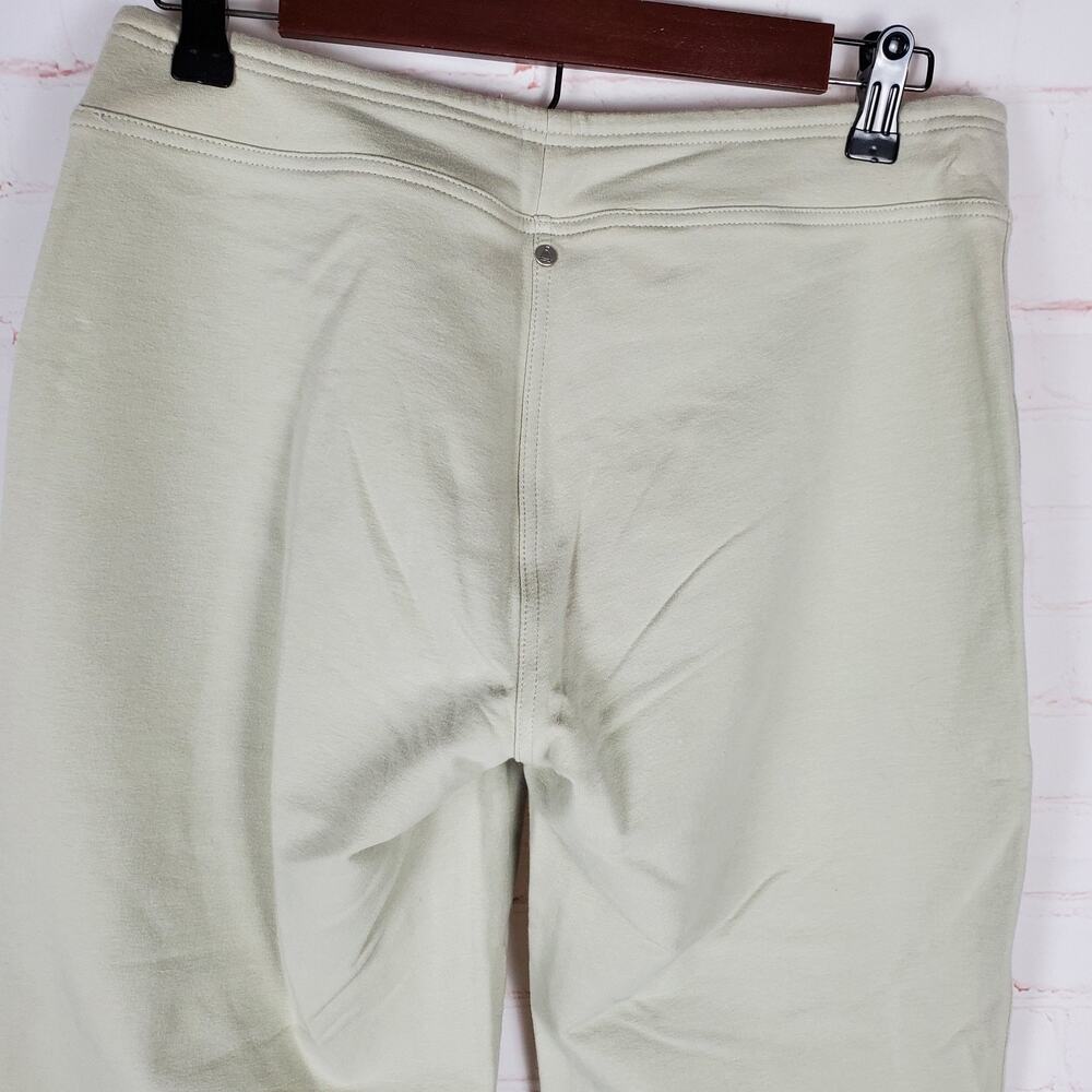 Neon Buddha Pants S Beige Capri Cropped Yoga Meditation Pull On Comfort Stretch - Picture 5 of 10